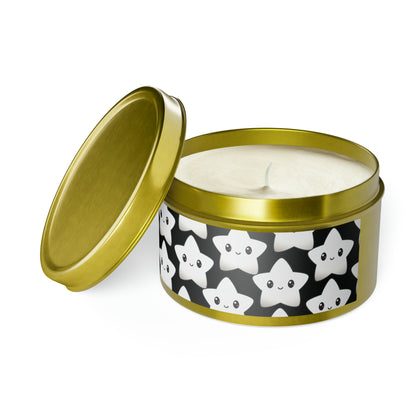 Cute Star Tin Candles - 4oz, 8oz