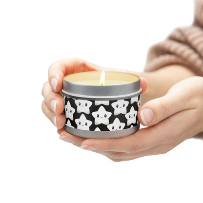 Cute Star Tin Candles - 4oz, 8oz