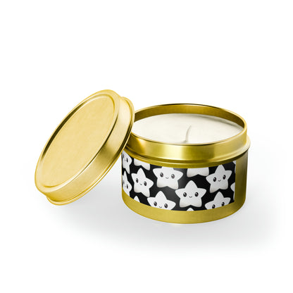 Cute Star Tin Candles - 4oz, 8oz