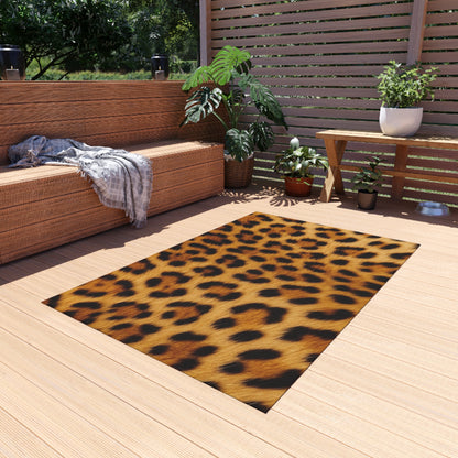 Leopard Pattern Outdoor Rug