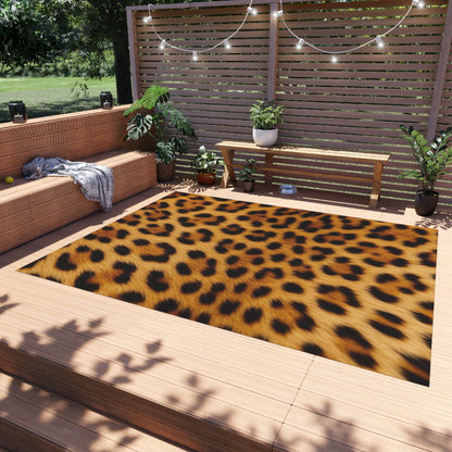 Leopard Pattern Outdoor Rug