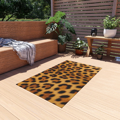 Leopard Pattern Outdoor Rug