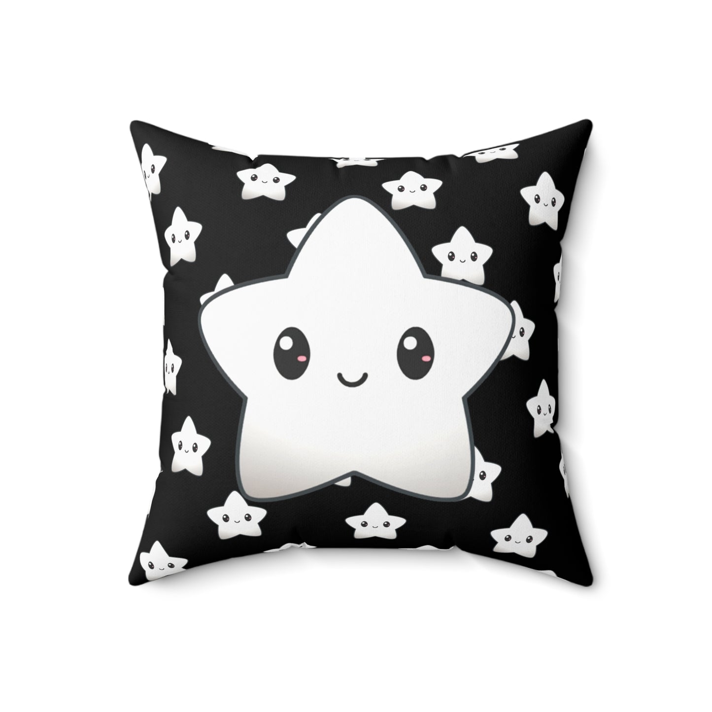 Cute Star Suede Square Pillow