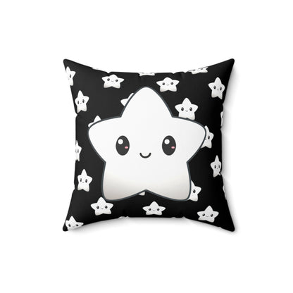 Cute Star Suede Square Pillow