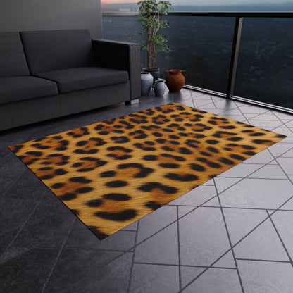 Leopard Pattern Outdoor Rug