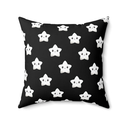 Cute Star Suede Square Pillow