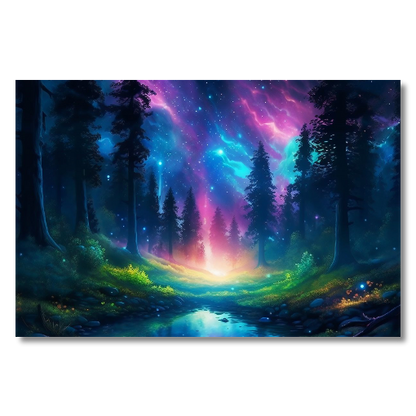 Colorful Enchanted Mystical Forest HD Acrylic Prints