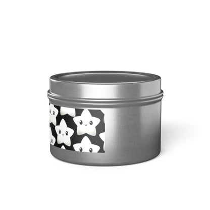 Cute Star Tin Candles - 4oz, 8oz