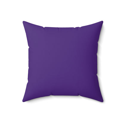 Colorful Abstract Heart Suede Square Pillow