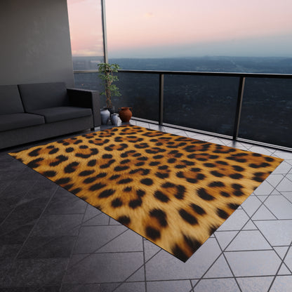 Leopard Pattern Outdoor Rug